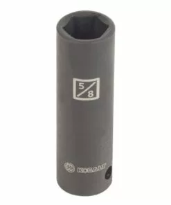Kobalt Standard (SAE) 1/2-in Drive 5/8-in 6-Point Impact Socket - Hand Tools