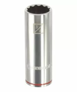 Kobalt Standard (SAE) 1/2-in Drive 12-point 3/4-in Deep Socket - Hand Tools