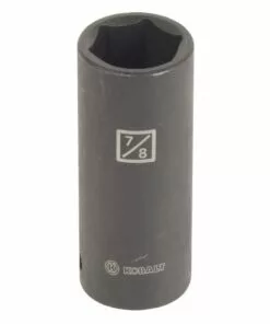 Kobalt Standard (SAE) 1/2-in Drive 7/8-in 6-Point Impact Socket - Hand Tools