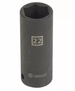 Kobalt Metric 1/2-in Drive 22mm 6-Point Impact Socket - Hand Tools