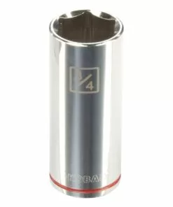 Kobalt Standard (SAE) 3/8-in Drive 6-point 3/4-in Deep Socket - Hand Tools