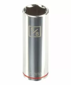 Kobalt Standard (SAE) 3/8-in Drive 6-point 5/8-in Deep Socket - Hand Tools