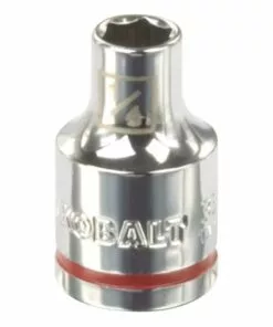 Kobalt Standard (SAE) 3/8-in Drive 6-point 1/4-in Shallow Socket - Hand Tools