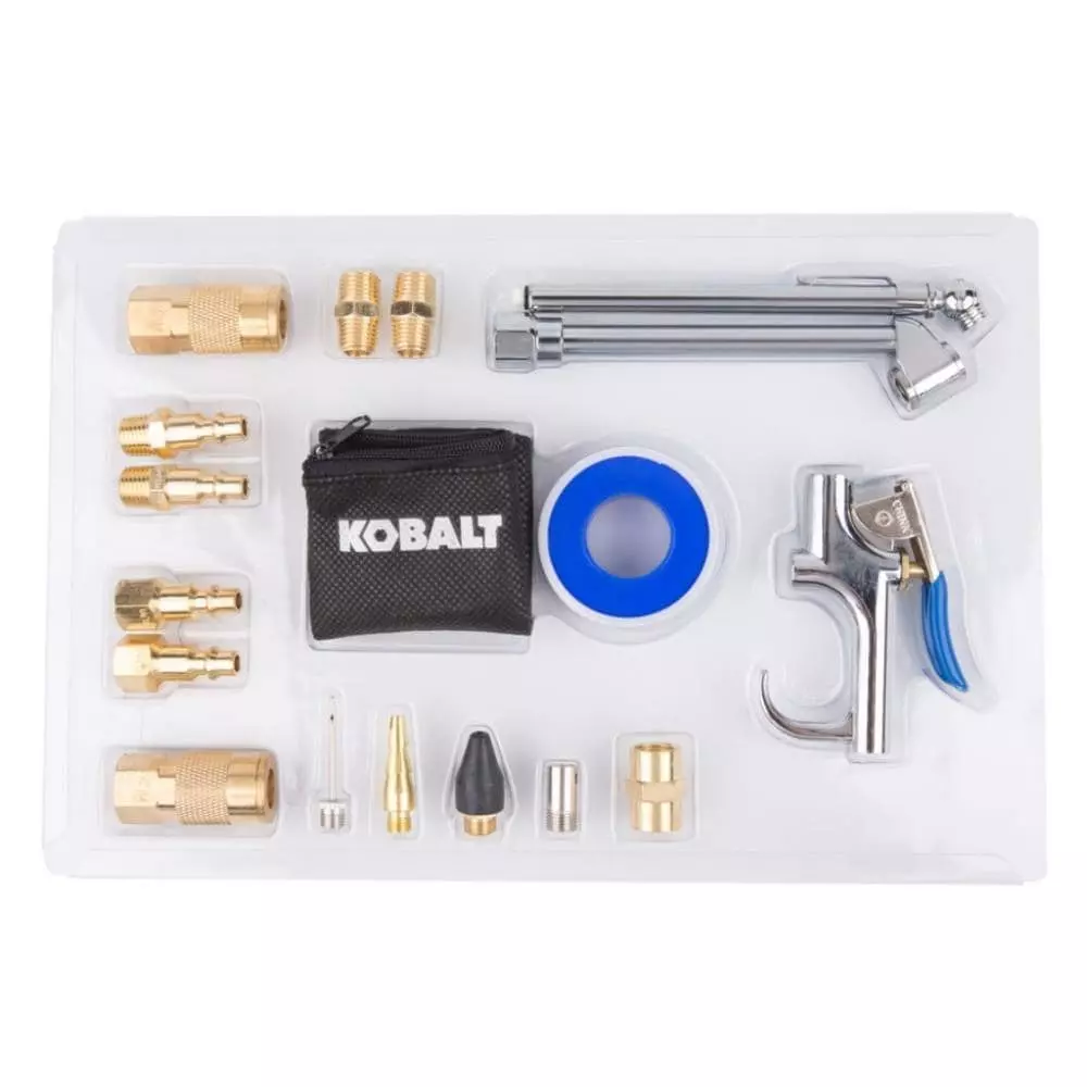 Kobalt 18-Piece Accessory Kit Ensemble - Air Tools & Compressors