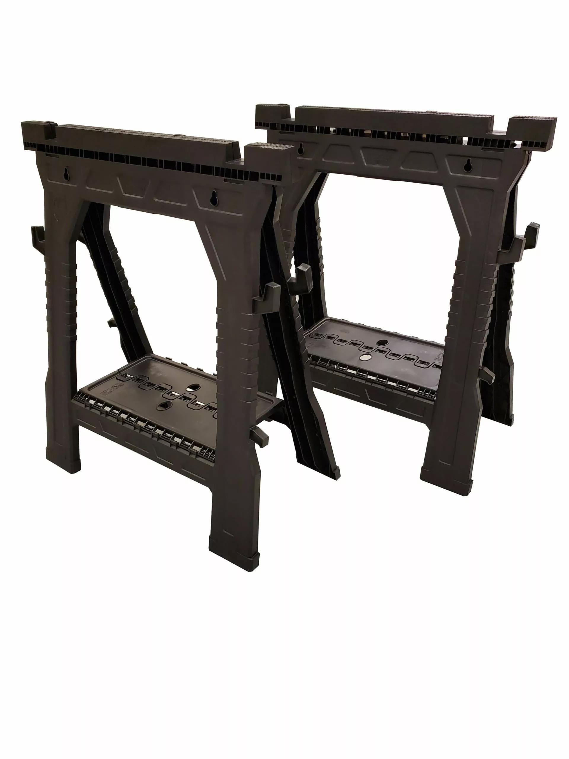 Kobalt 2-Pack 4.1-in W x 32-in H Plastic Saw Horse (1000-lb Capacity) - Tool Storage & Work Benches