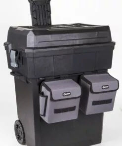 Kobalt Zerust 19-in Black Plastic Wheels Lockable Tool Box - Tool Storage & Work Benches