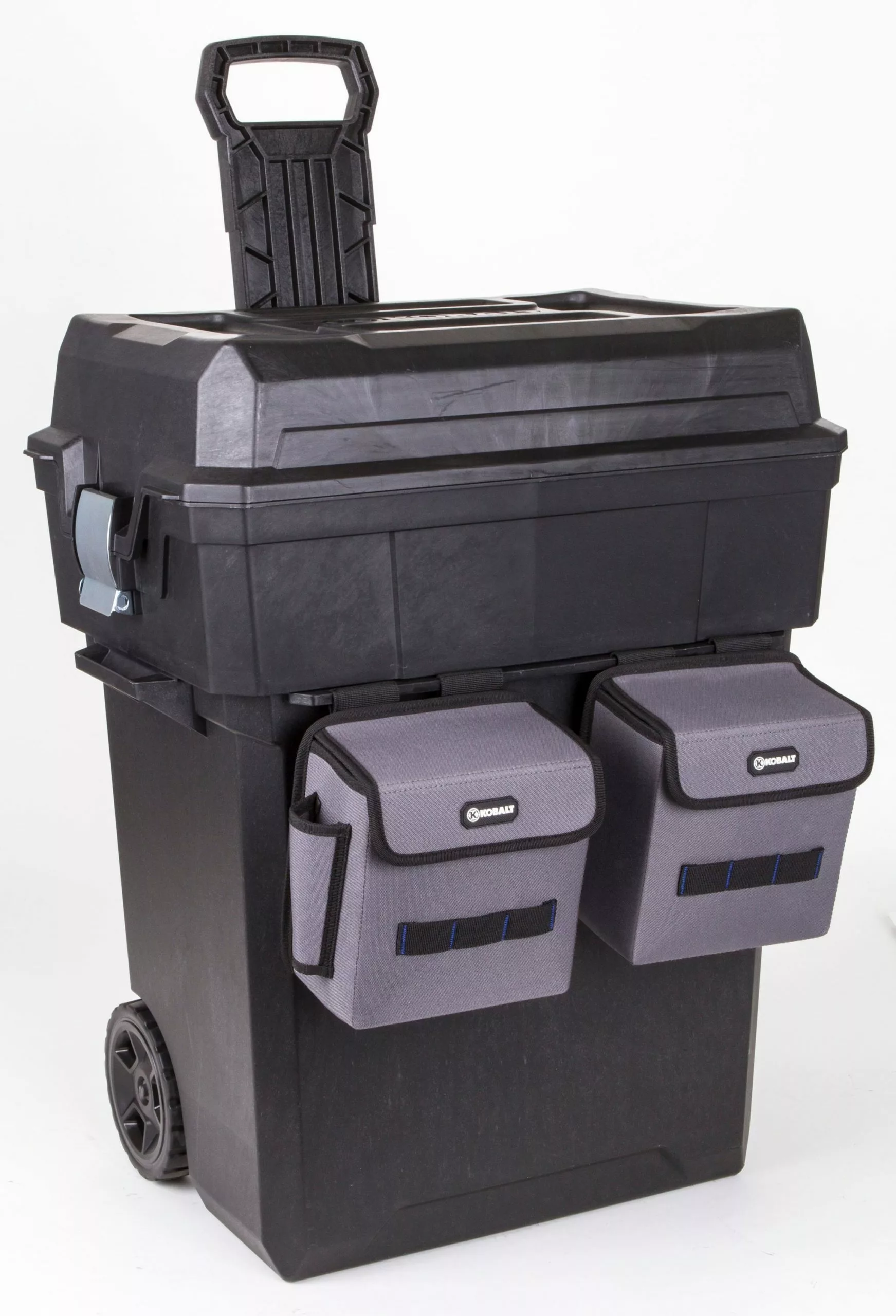 Kobalt Zerust 19-in Black Plastic Wheels Lockable Tool Box - Tool Storage & Work Benches