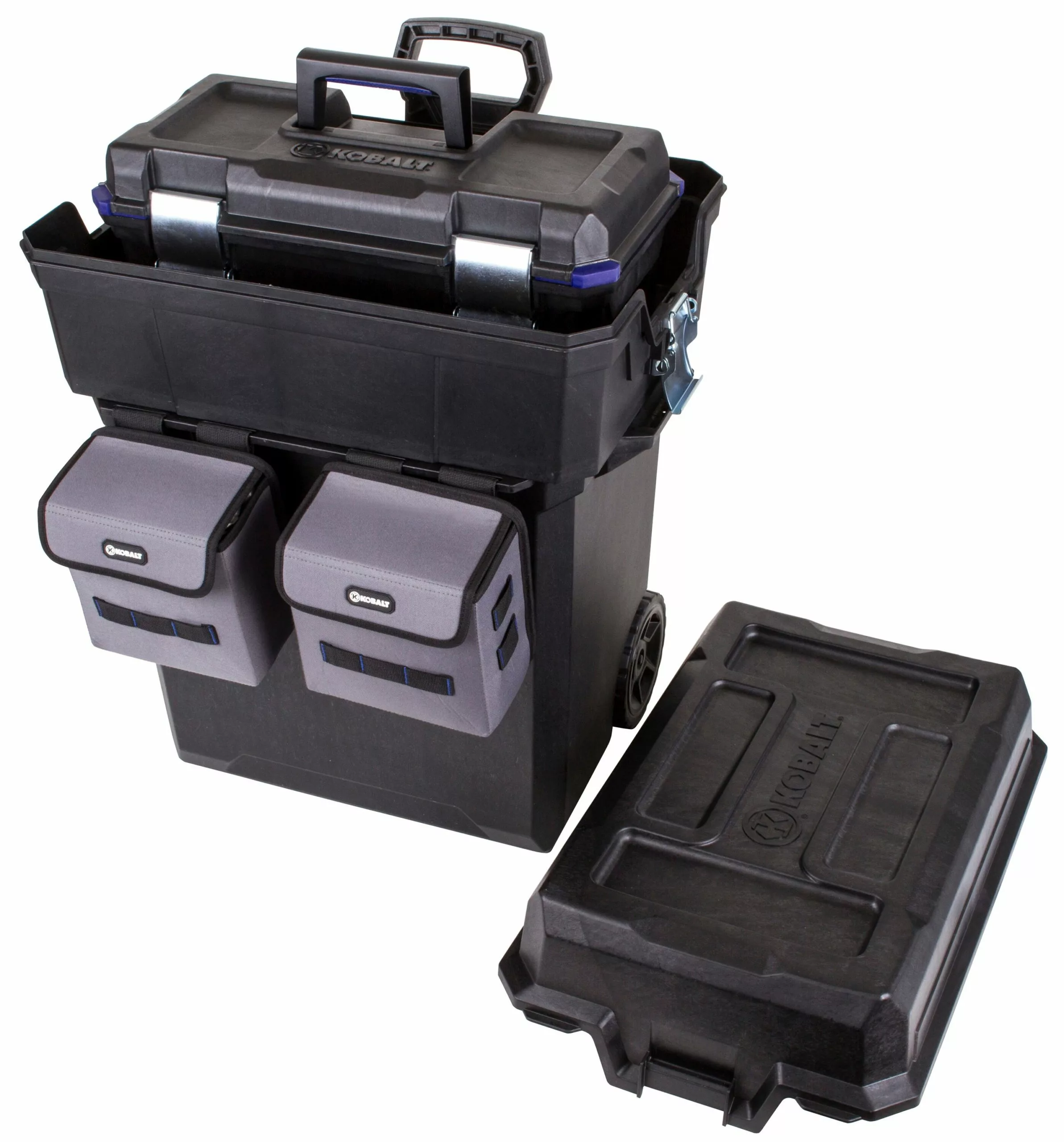 Kobalt Zerust 19-in Black Plastic Wheels Lockable Tool Box - Tool Storage & Work Benches - Image 7