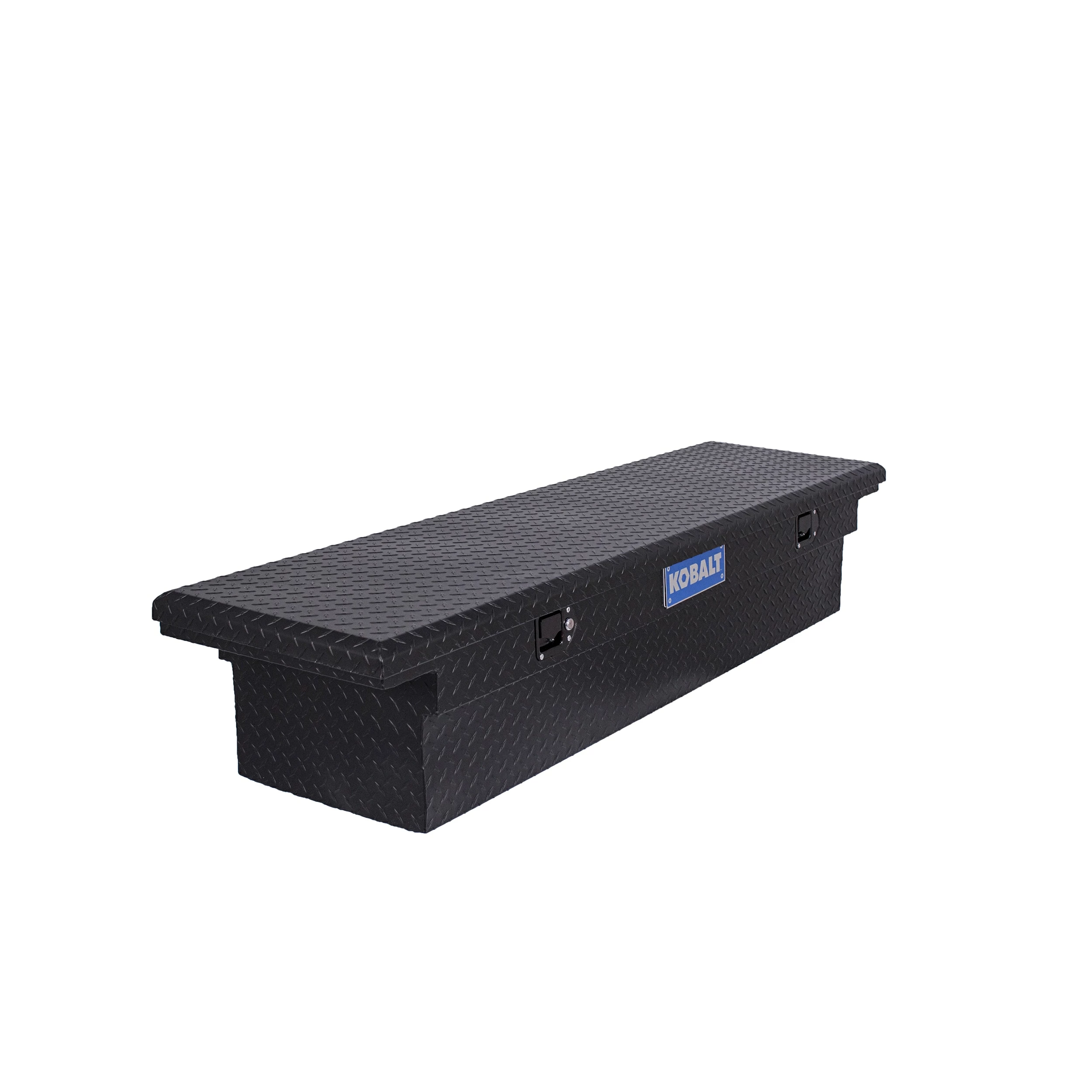 Kobalt 69-in x 20-in x 13-in Matte Black Powder-Coat Aluminum Crossover Truck Tool Box - Cargo Management