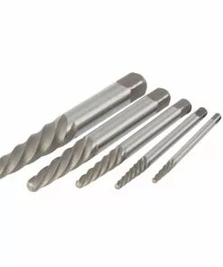 Kobalt 5-Piece 5-in Steel Screw Extractor Set - Power Tool Accessories