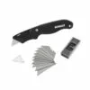 Kobalt Speed Release 10-Blade Folding Utility Knife with On Tool Blade Storage - Hand Tools