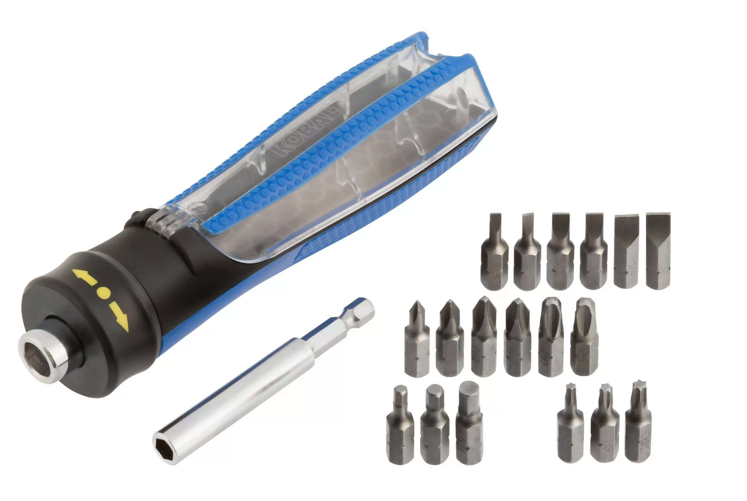 Kobalt 1-in Set Steel Hex Shank Screwdriver Bit Set Screwdriver (20-Piece) - Power Tool Accessories