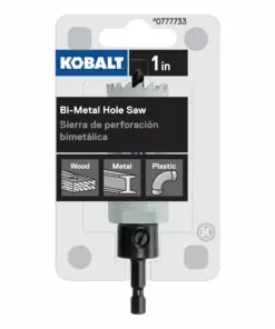 Kobalt 1-in Bi-Metal Arbored Hole Saw - Power Tool Accessories