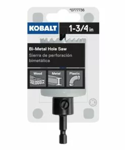 Kobalt 1-3/4-in Bi-Metal Arbored Hole Saw - Power Tool Accessories