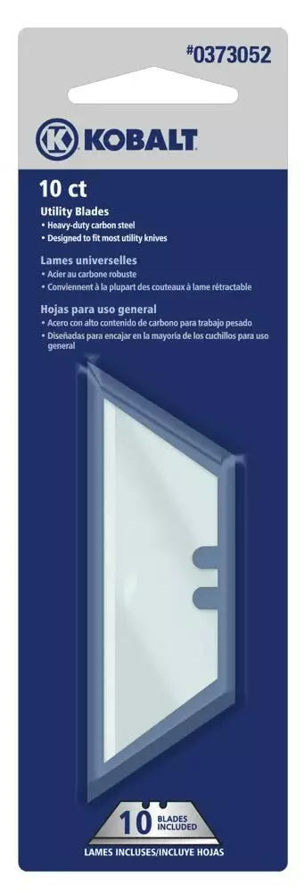 Kobalt Utility Blades Carbon Steel Utility Razor Blade(10-Pack) - Hand Tools