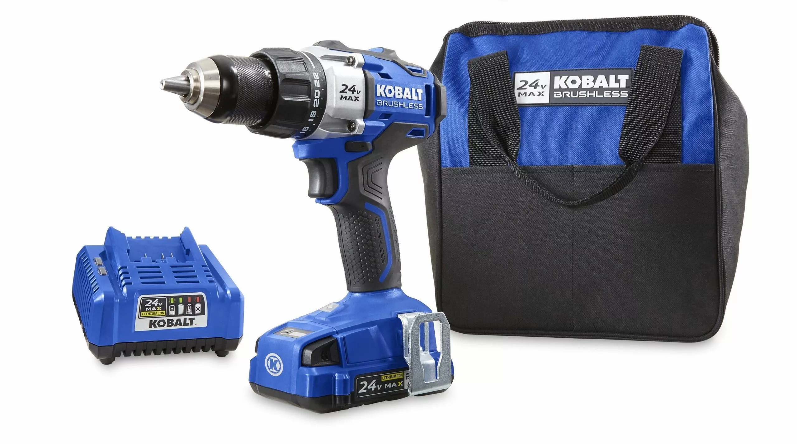 Kobalt 24-volt Max 1/2-in Brushless Cordless Drill (1-Battery Included and Charger Included) - Power Tools