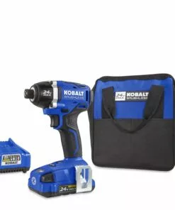 Kobalt 24-volt Max Variable Speed Brushless Cordless Impact Driver (1-Battery Included) - Power Tools