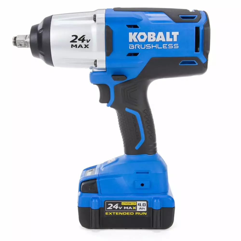 Kobalt 24-volt Max Variable Speed Brushless 1/2-in Drive Cordless Impact Wrench (1-Battery Included) - Power Tools - Image 3