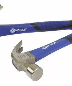 Kobalt 16-oz Smooth Face Steel Head Fiberglass Claw Hammer - Hand Tools