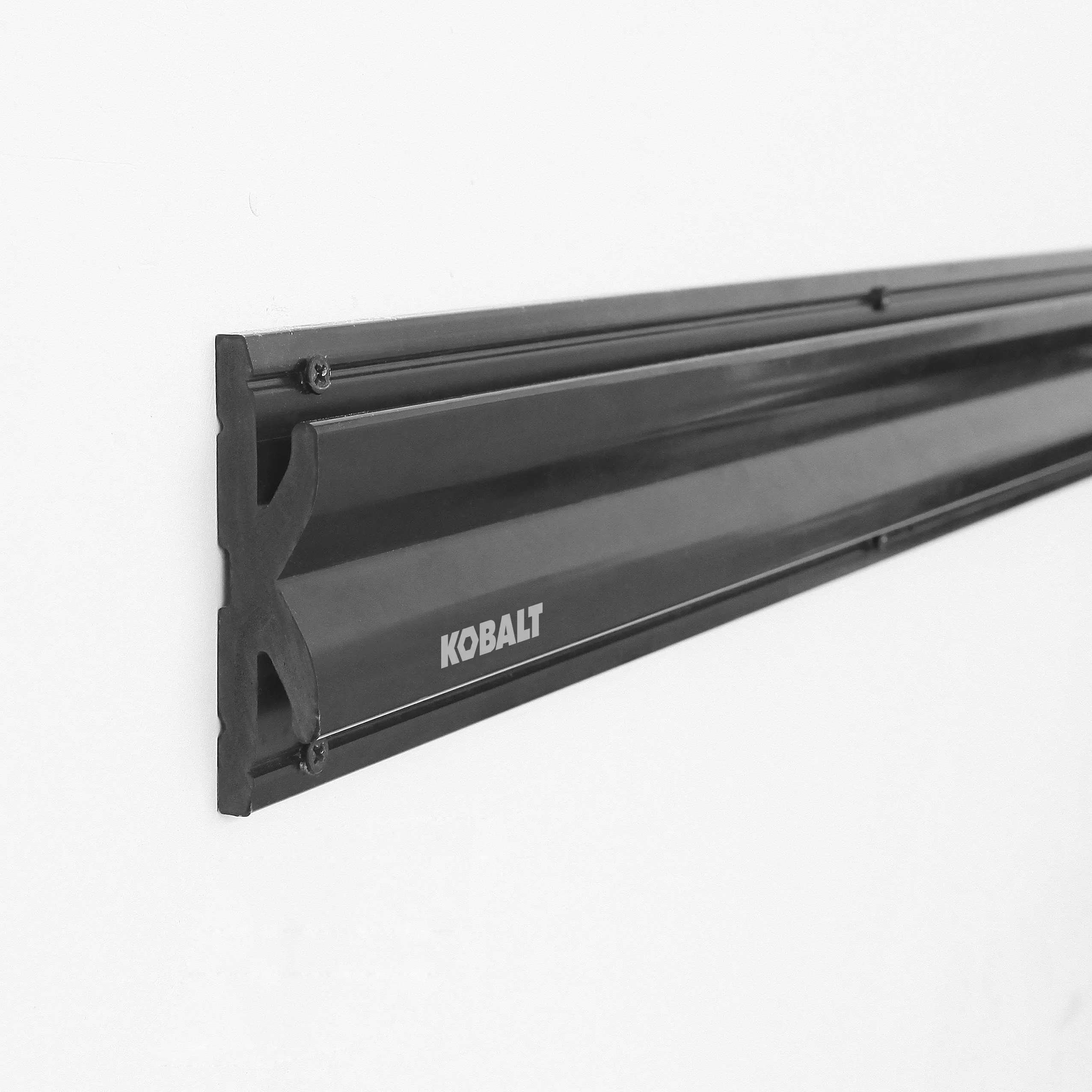 Kobalt 34-in Black Plastic Multipurpose Storage Rail - Garage Organization