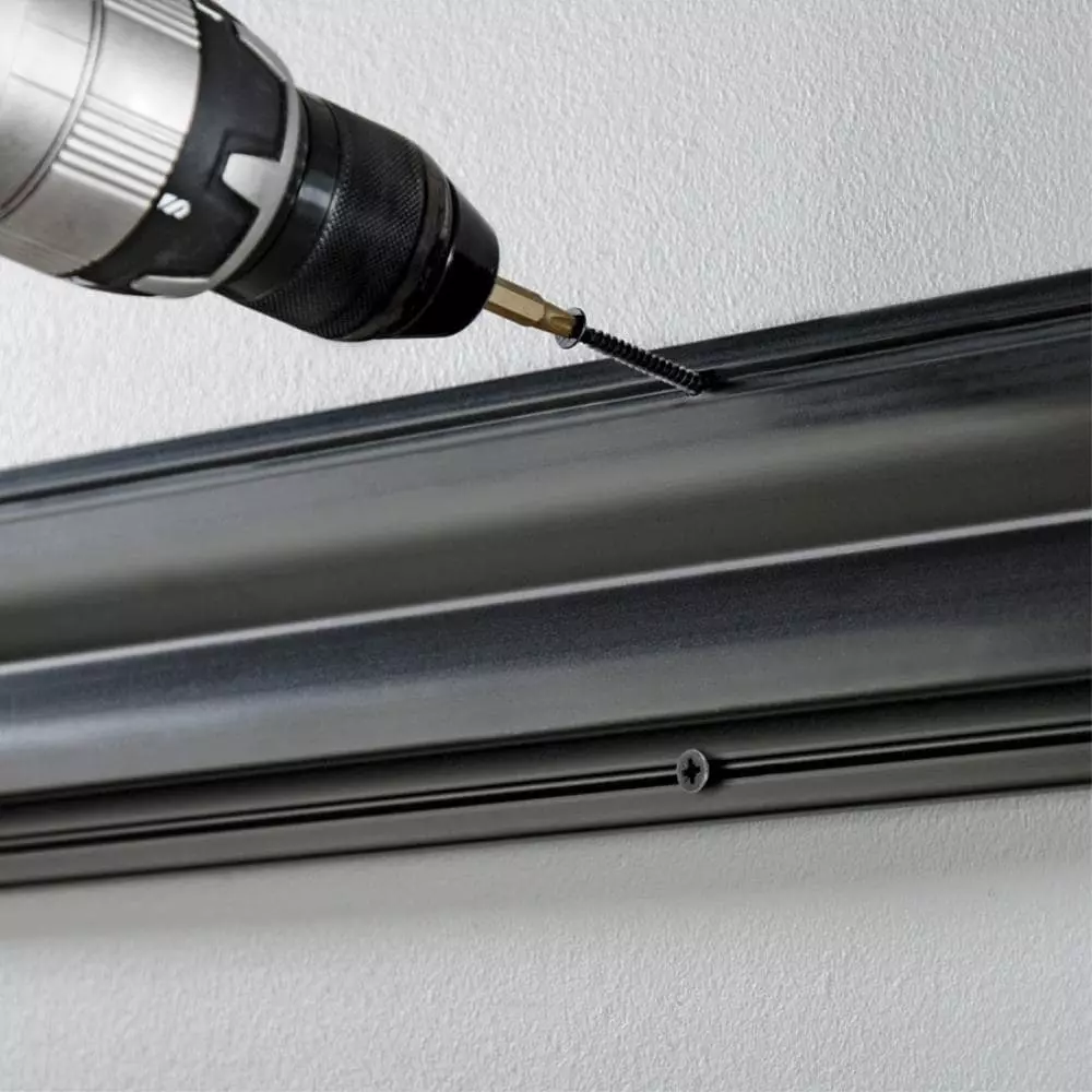 Kobalt 34-in Black Plastic Multipurpose Storage Rail - Garage Organization - Image 2