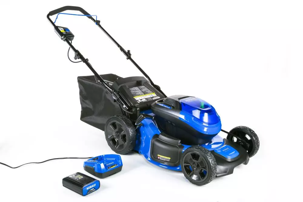 Kobalt 40-volt Max Brushless 20-in Push Cordless Electric Lawn Mower 5 Ah - Outdoor Tools & Equipment