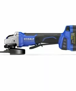 Kobalt 5-in 24-Volt Max Paddle Switch Brushless Cordless Angle Grinder (1-Battery and charger Included) - Power Tools