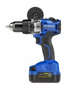 Kobalt 1/2-in 24-volt Max Variable Speed Brushless Cordless Hammer Drill (1-Battery Included) - Power Tools