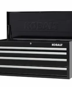 Kobalt 40.5-in W x 19.75-in H 4-Drawer Steel Tool Chest (Black) - Tool Storage & Work Benches