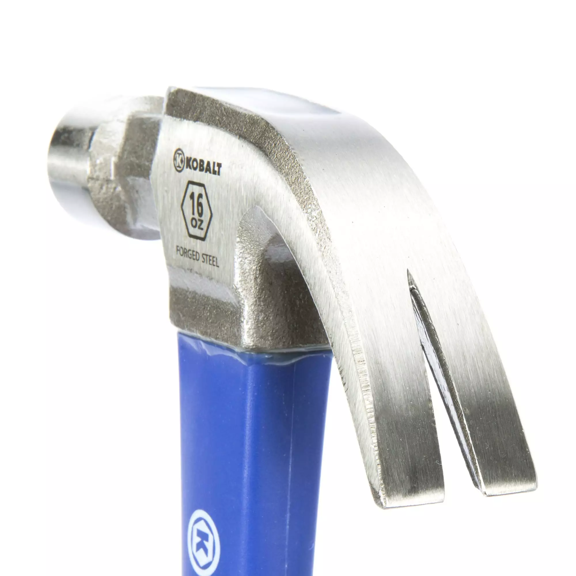 Kobalt 16-oz Smooth Face Steel Head Fiberglass Claw Hammer - Hand Tools - Image 4
