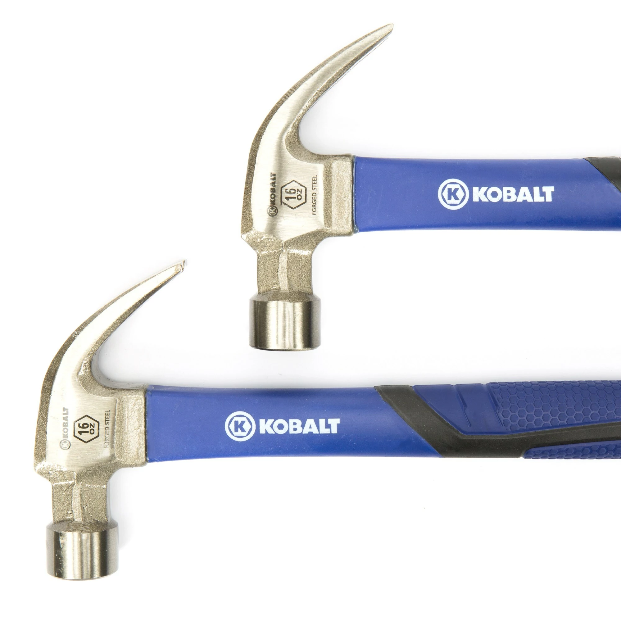 Kobalt 16-oz Smooth Face Steel Head Fiberglass Claw Hammer - Hand Tools - Image 9