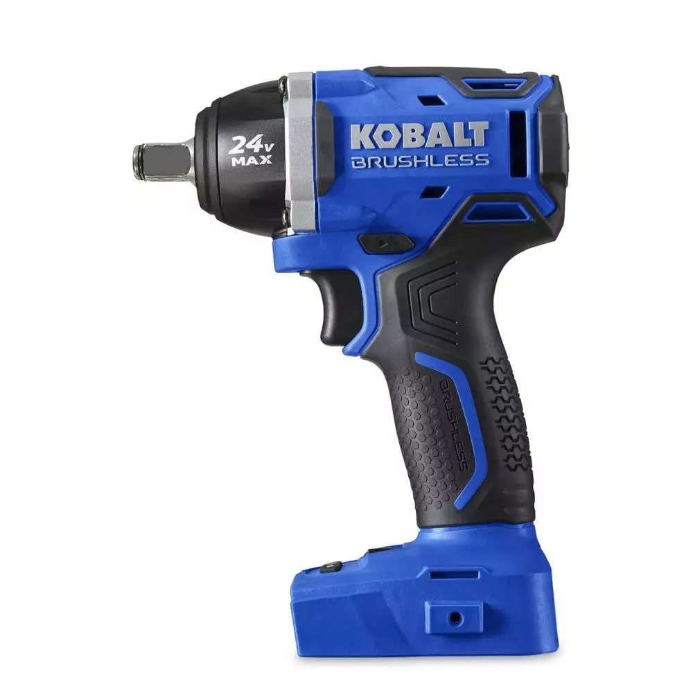 Kobalt 24-volt Max Variable Speed Brushless 1/2-in Drive Cordless Impact Wrench (Tool Only) - Power Tools