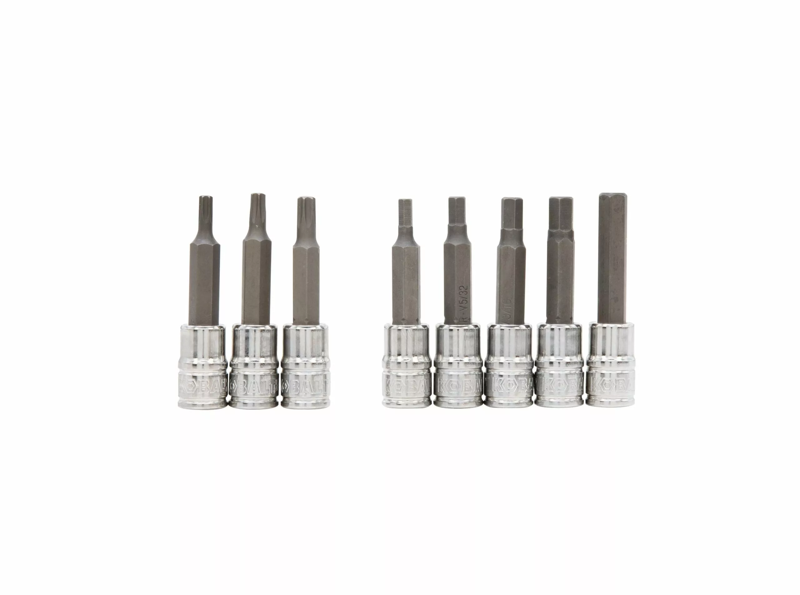 Kobalt 42-Piece 3/8-in Drive Set Hex; Torx; Phillips; Flathead Bit Standard (SAE) and Metric Combination Driver Socket Set - Hand Tools - Image 3