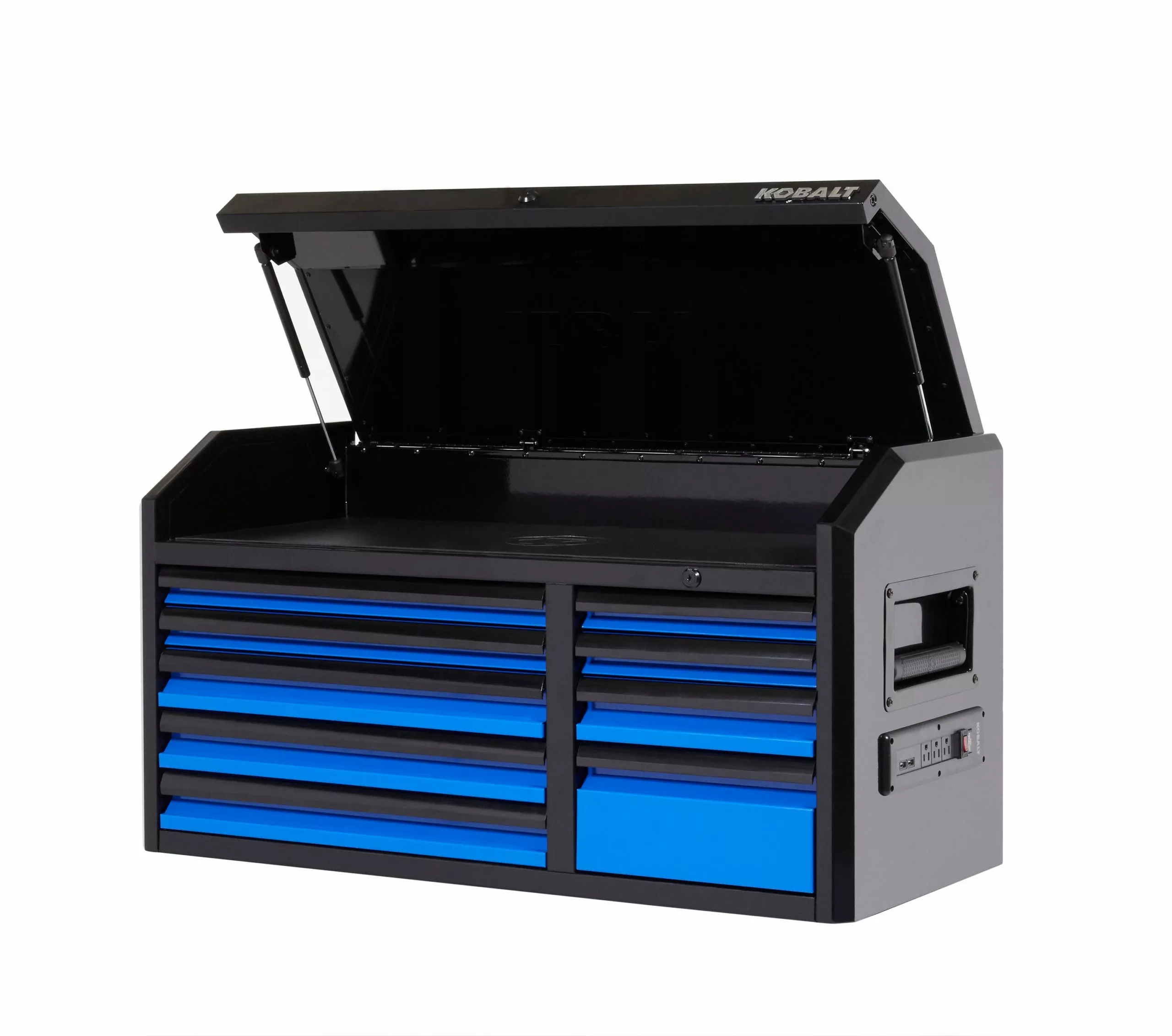 Kobalt 3000 Series 41-in W x 22.5-in H 9-Drawer Steel Tool Chest (Black) - Tool Storage & Work Benches