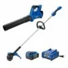 Kobalt 2-Piece 24-Volt Max Cordless Power Equipment Combo Kit - Outdoor Tools & Equipment