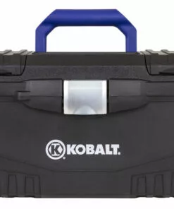 Kobalt 17-in Black Plastic Lockable Tool Box - Tool Storage & Work Benches