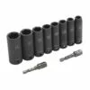 Kobalt 10-Piece Metric 3/8-in Drive Set 6-Point Impact Socket Set - Hand Tools