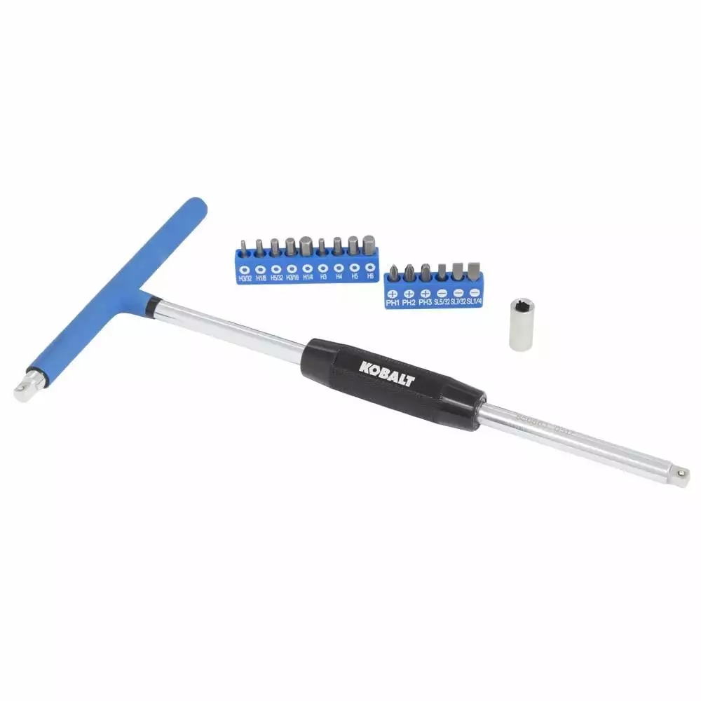 Kobalt Set Steel Hex Shank Screwdriver Bit Set (17-Piece) - Power Tool Accessories