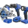 Kobalt 4-Tool 24-Volt Max Brushless Power Tool Combo Kit Case (1-Battery Included and Charger Included) - Power Tools