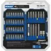 Kobalt Set Steel Hex Shank Screwdriver Bit Set (46-Piece) - Power Tool Accessories
