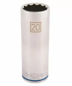 Kobalt Metric 1/2-in Drive 12-point 20-mm Deep Socket - Hand Tools