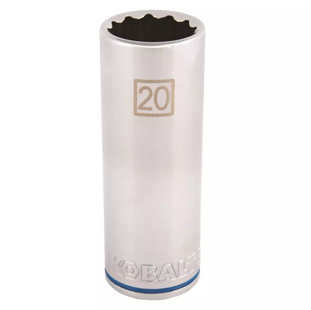 Kobalt Metric 1/2-in Drive 12-point 20-mm Deep Socket - Hand Tools