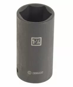 Kobalt Standard (SAE) 1/2-in Drive 1-1/8-in 6-Point Impact Socket - Hand Tools