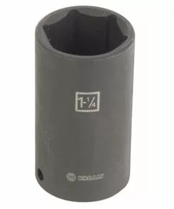 Kobalt Standard (SAE) 1/2-in Drive 1-1/4-in 6-Point Impact Socket - Hand Tools