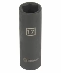 Kobalt Metric 1/2-in Drive 17mm 6-Point Impact Socket - Hand Tools