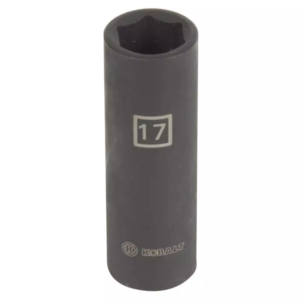 Kobalt Metric 1/2-in Drive 17mm 6-Point Impact Socket - Hand Tools