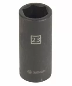 Kobalt Metric 1/2-in Drive 23mm 6-Point Impact Socket - Hand Tools