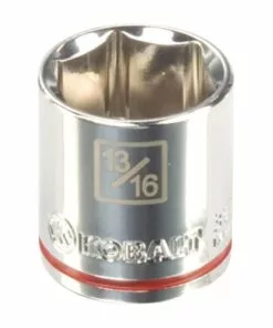 Kobalt Metric 3/8-in Drive 6-point 13/16-in Shallow Socket - Hand Tools