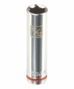 Kobalt Standard (SAE) 1/4-in Drive 6-point 11/32-in Deep Socket - Hand Tools