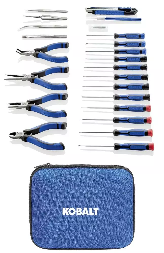 Kobalt 28-Piece Household Tool Set with Soft Case - Hand Tools - Image 3